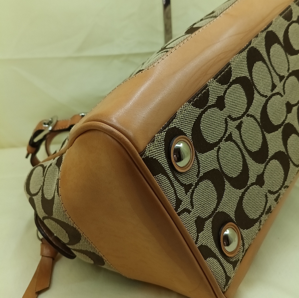 Coach Y2K Signature Hampton Tassel Satchel Handbag 6828 Coach - Picture 11 of 15
